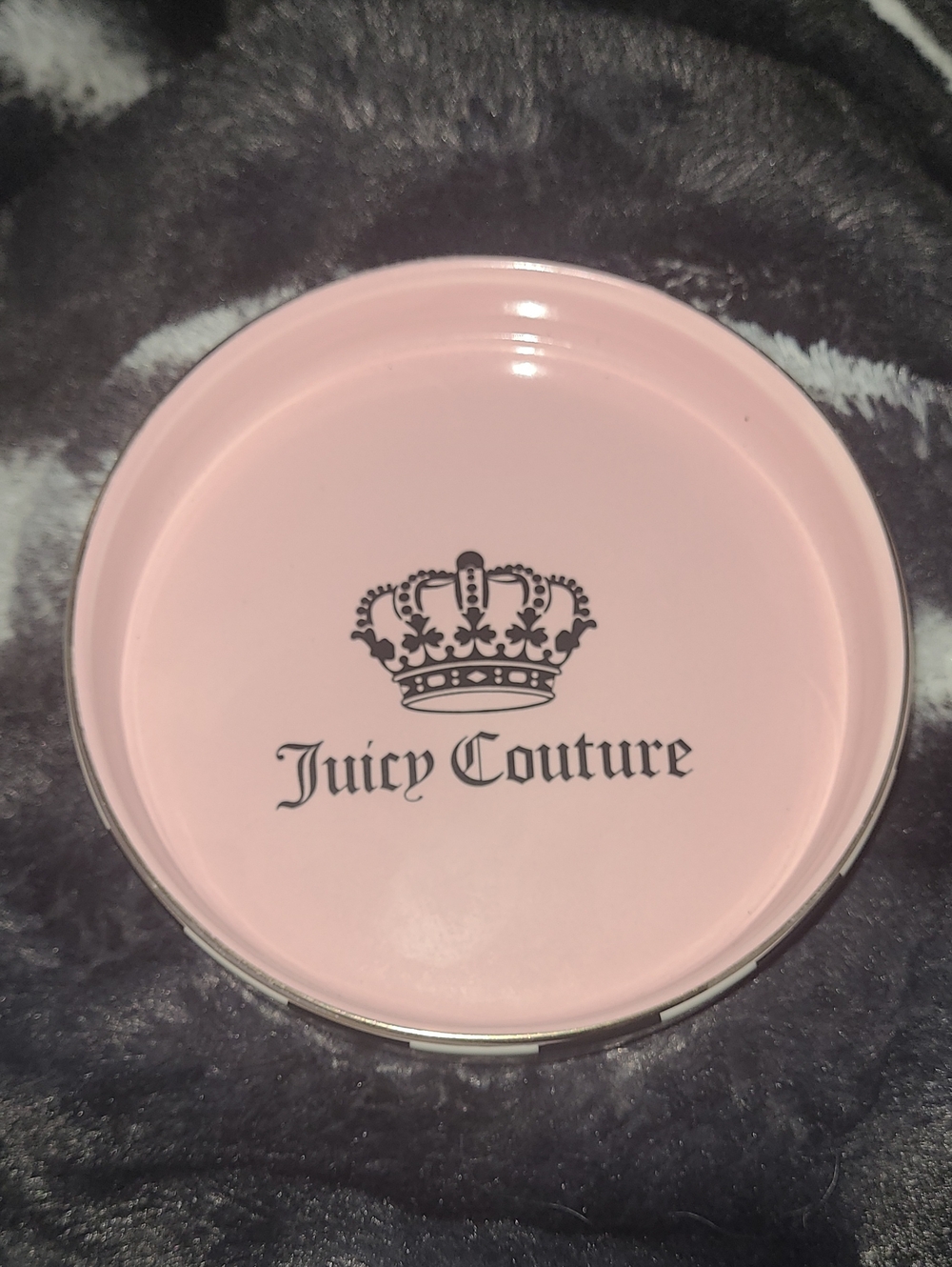 Juicy Couture Pink Crown Logo Trinket Tray